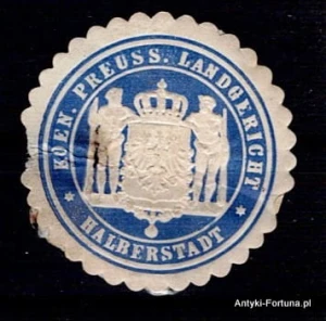 Winieta, siegielmarke - Halberstadt - Nr 217