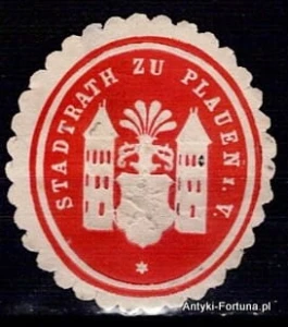 Winieta, siegielmarke - Plauen- Nr 224