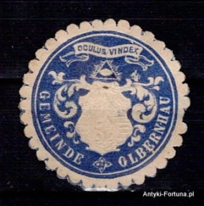Winieta, siegielmarke - Olbernau - Nr 228