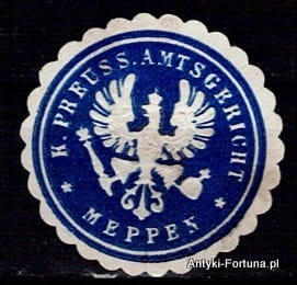 Winieta, siegielmarke - Meppen- Nr 235