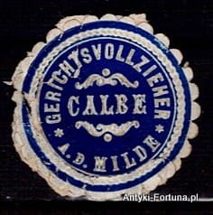 Winieta, siegielmarke - Calbe  - Nr 252