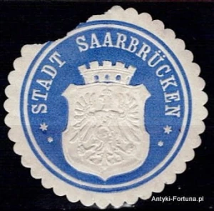 Winieta, siegielmarke - Saarbrucken - Nr 256