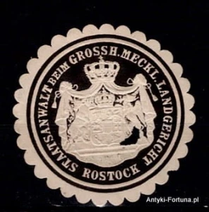 Winieta, siegielmarke - Rostock - Nr 269