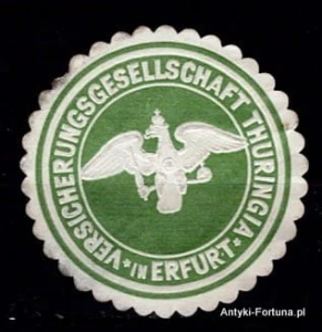 Winieta, siegielmarke - Erfurt - Nr 270 Ubezpieczenia