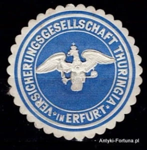Winieta, siegielmarke - Erfurt - Nr 271 Ubezpieczenia