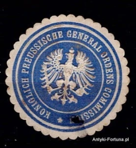 Winieta, siegielmarke - General Ordens Commission  - Nr 287