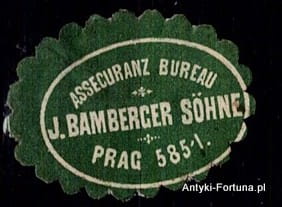 Winieta, siegielmarke - Prag - Nr 292 Ubezpieczenia