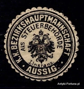Winieta, siegielmarke - Aussig - Nr 294
