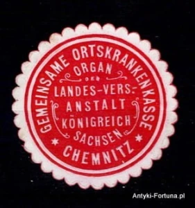 Winieta, siegielmarke - Chemnitz - Nr 301