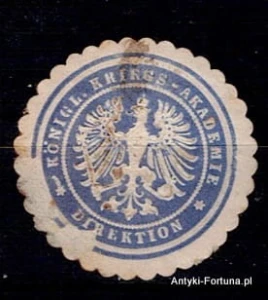  Winieta, siegielmarke - Kriegs Akademie - Nr 305