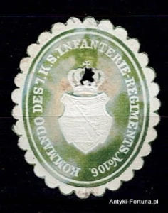 Winieta, siegielmarke - Infanterie Regiment No 106 - Nr 307