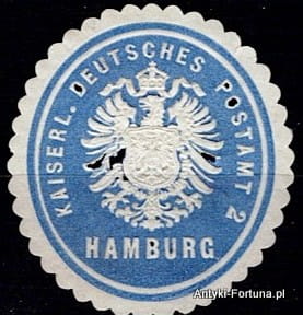  Winieta, siegielmarke - Hamburg - Nr 312 Poczta