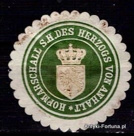 Winieta, siegielmarke - Hofmarschall  - Nr 323