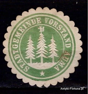  Winieta, siegielmarke - Auma Nr 329