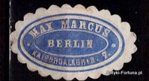 Winieta, siegielmarke - Berlin  Max Marcus Nr 331
