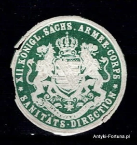 Winieta, siegielmarke - Armee Corps. Nr 339