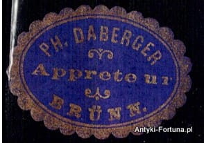 Winieta, siegielmarke - Ph.Daberger Appreteur - Brunn - Nr 342