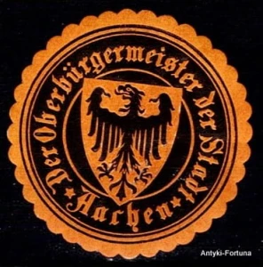Winieta, siegielmarke - Aachen - Nr 347