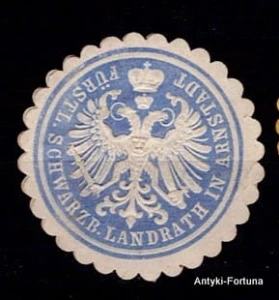 Winieta, siegielmarke - Arnstadt - Nr 350