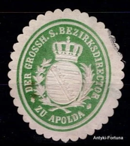  Winieta, siegielmarke - Apolda - Nr 354
