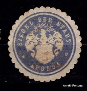 Winieta, siegielmarke - Apolda - Nr 355