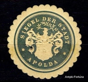  Winieta, siegielmarke - Apolda - Nr 356