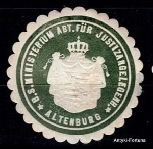  Winieta, siegielmarke -  Altenburg - Nr 358