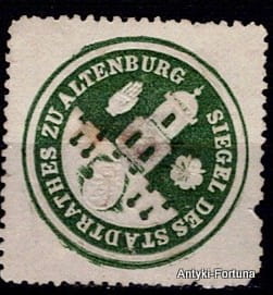 Winieta, siegielmarke - Altenburg - Nr 378