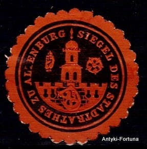 Winieta, siegielmarke - Altenburg - Nr 383