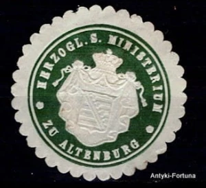  Winieta, siegielmarke - Altenburg - Nr 384