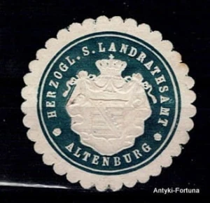 Winieta, siegielmarke - Altenburg - Nr 385