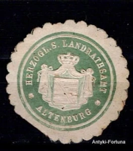Winieta, siegielmarke - Altenburg - Nr 386