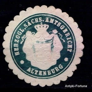 Winieta, siegielmarke - Altenburg - Nr 389