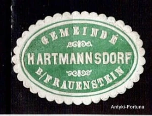 Winieta, siegielmarke - Frauenstein - Nr 398