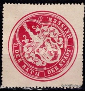 Winieta, siegielmarke - Meissen - Nr 399