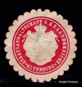 Winieta, siegielmarke - Altenburg - Nr 423