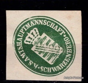 Winieta, siegielmarke - Schwarzenberg - Nr 428