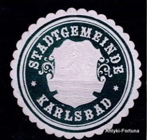Winieta, siegielmarke - Karlsbad - Nr 471