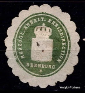 Winieta, siegielmarke - Bernburg- Nr 474