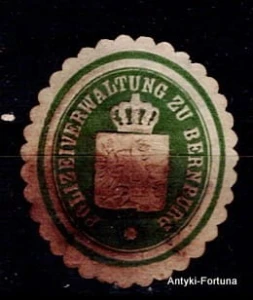 Winieta, siegielmarke - Bernburg- Nr 475