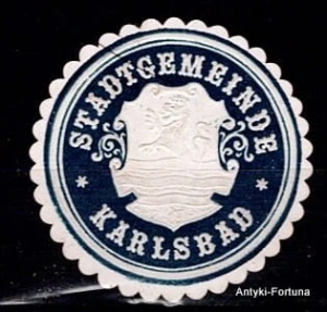 Winieta, siegielmarke - Karlsbad - Nr 483