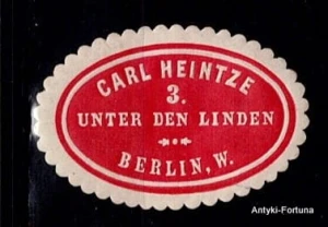  Winieta, siegielmarke - Berlin - Nr 484 Carl Heintz