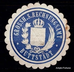 Winieta, siegielmarke - Buttstadt - Nr 497