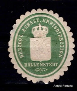  Winieta, siegielmarke - Ballenstedt - Nr 506