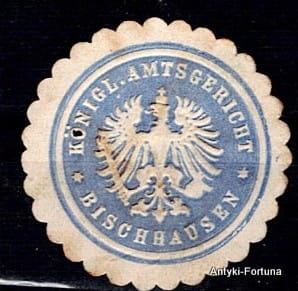 Winieta, siegielmarke - Bischausen - Nr 507