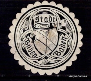 Winieta, siegielmarke - Baden - Nr 522
