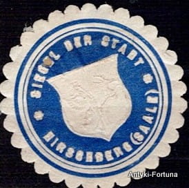 Winieta, siegielmarke - Hirschberg - Nr 523