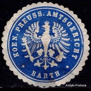 Winieta, siegielmarke - Barth - Nr 525