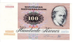 100 Koron Dania 1972r