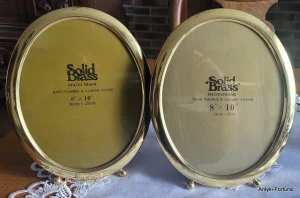 Ramka na zdjęcia Solid Brass - vintage